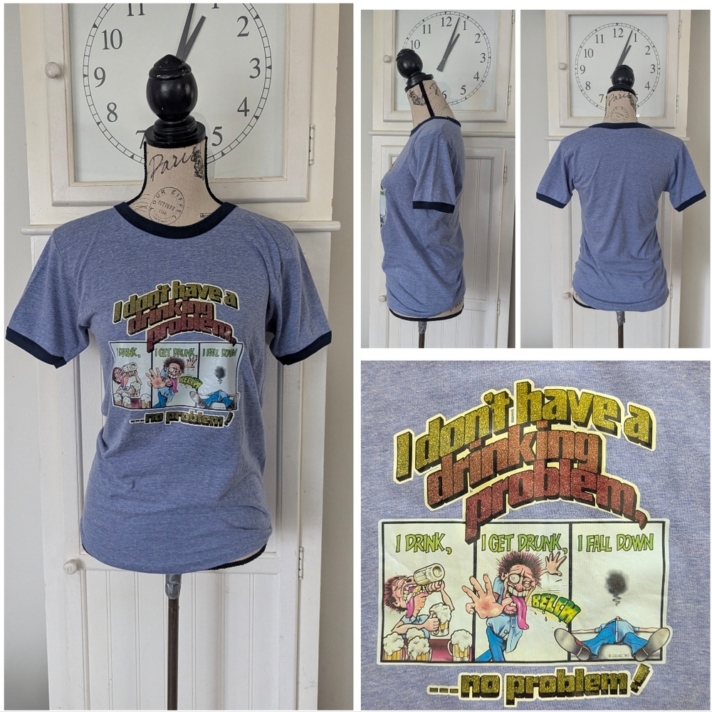 Vintage Glitter Graphic Novelty T Shirt - 1980's - Picture 3 of 7